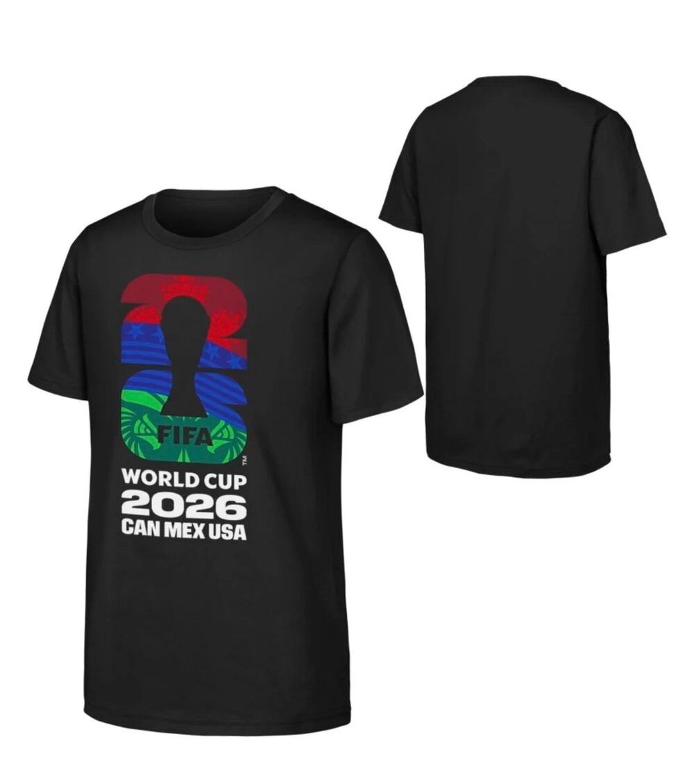 FIFA World Cup 2026 Host Country Logo T-Shirt Size XL BLACK